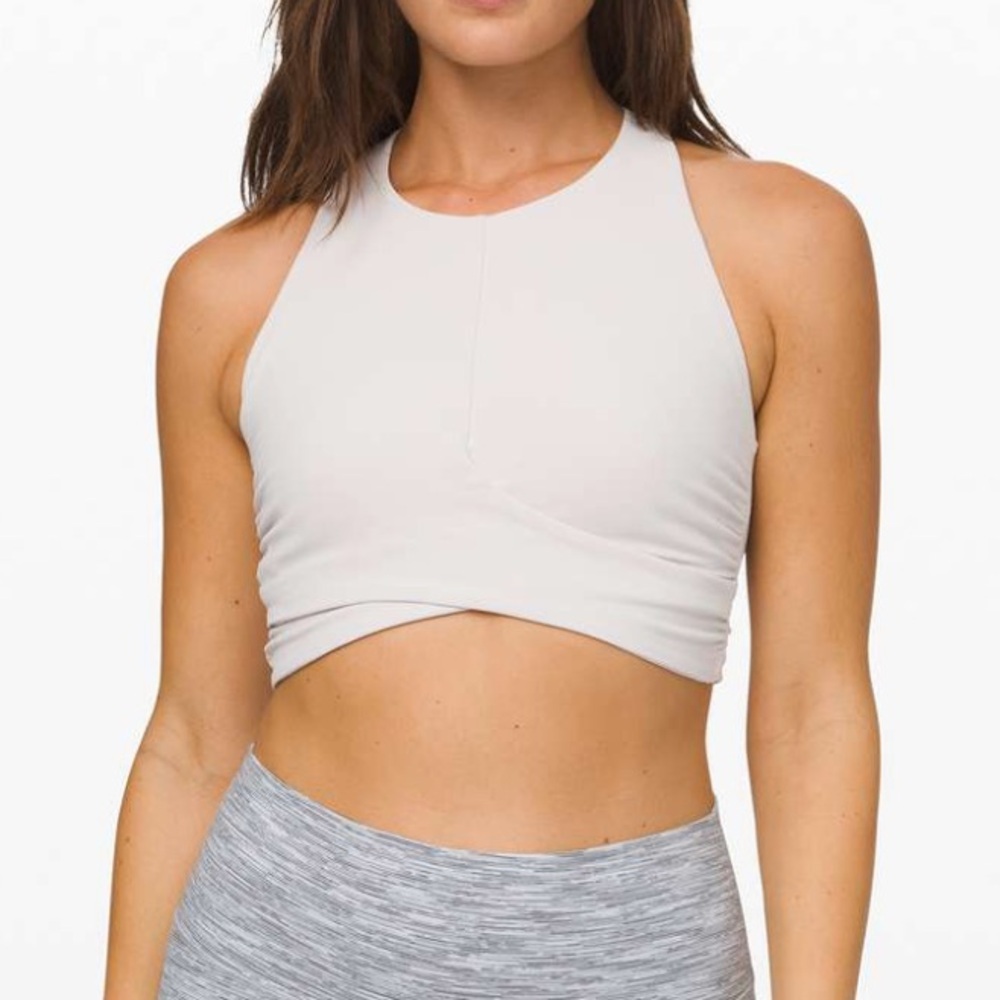 Lululemon Always Aligned Bra Light Chrome size 4